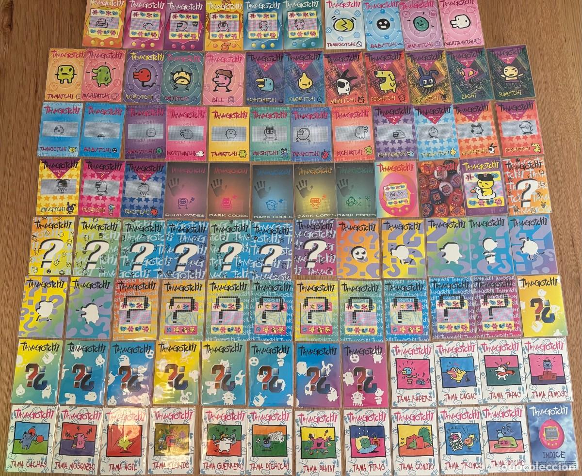 Coleccionismo &Aacute;lbumes: Tamagotchi Vintage Cards Lote 92 Cromos 1996 1997 Panini Bandai