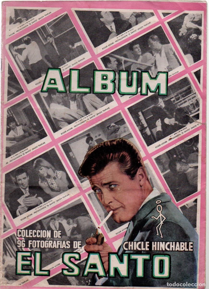 Coleccionismo &aacute;lbumes: 2 ALBUMS DE - EL SANTO - CHICLE HINCHABLE, CON 16 Y 43 CROMOS RESPECTIVAMENTE, VER DESCRPCION.