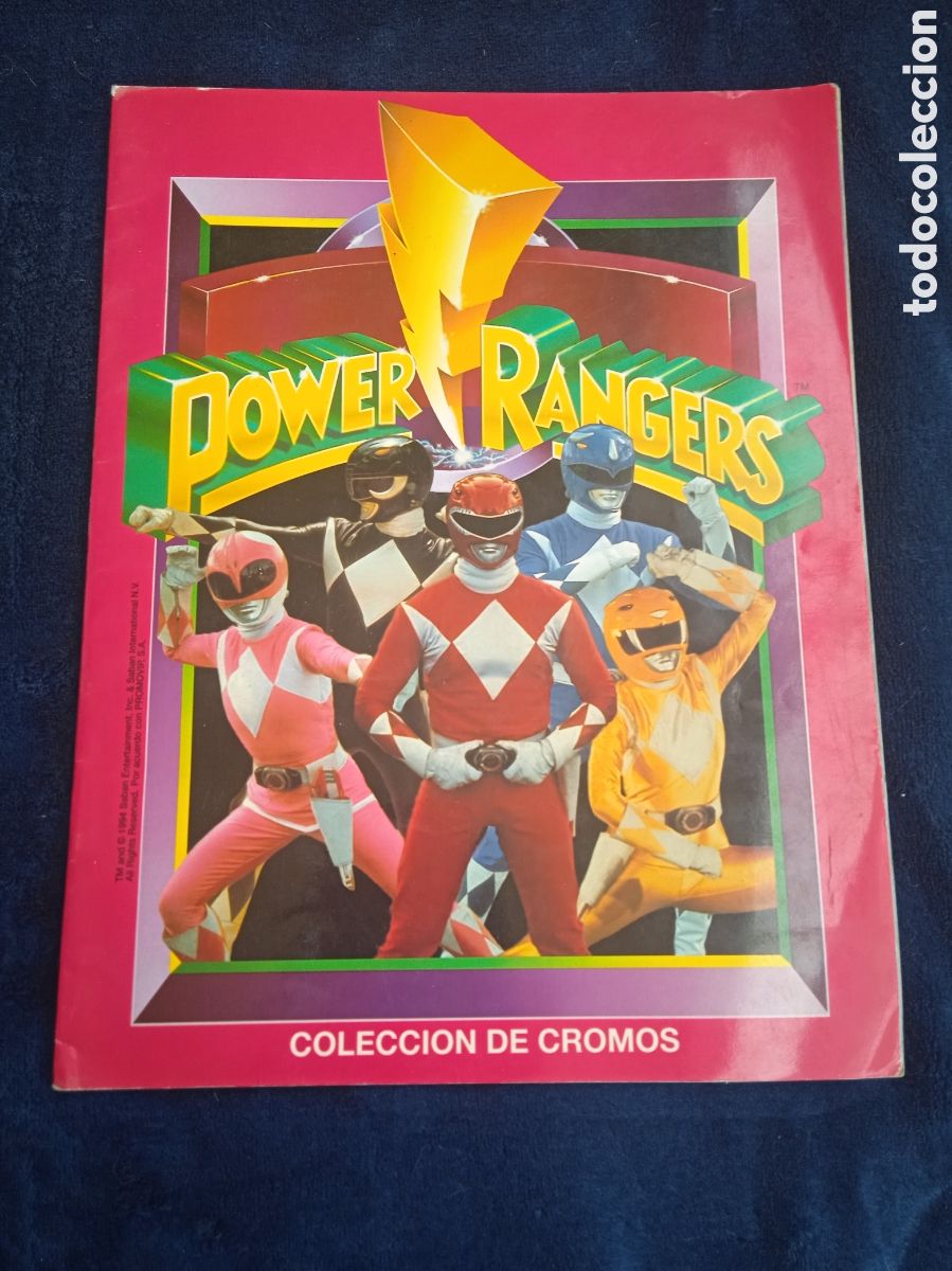Coleccionismo &Aacute;lbumes: ALBUM DE CROMOS, - POWER RANGERS - EDICIONES ESTE - CONTIENE 37 CROMOS