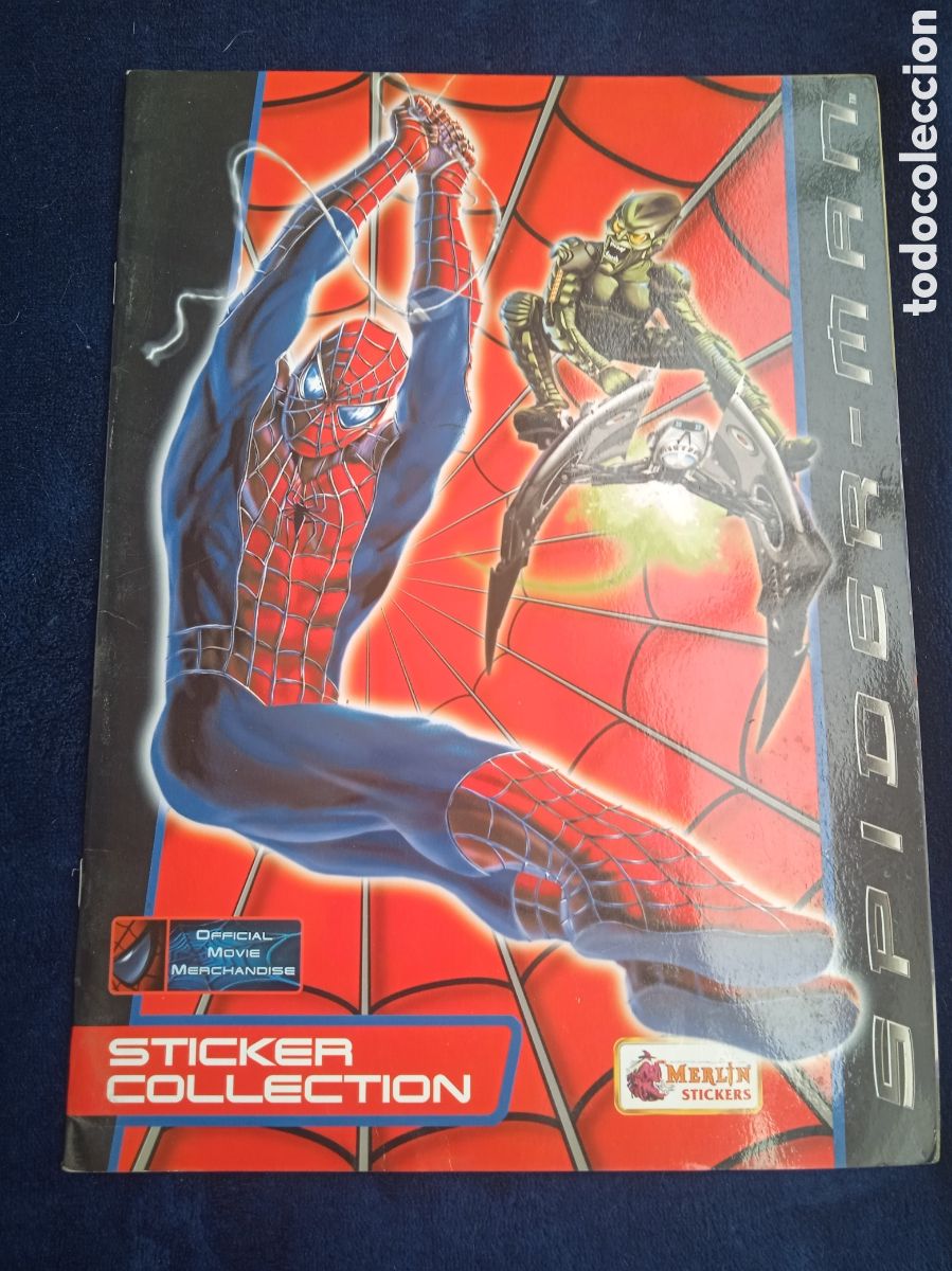 Coleccionismo &Aacute;lbumes: ALBUM DE CROMOS, -SPIDER-MAN STICKER COLLECTION - MERLIN STICKERS - VACIO
