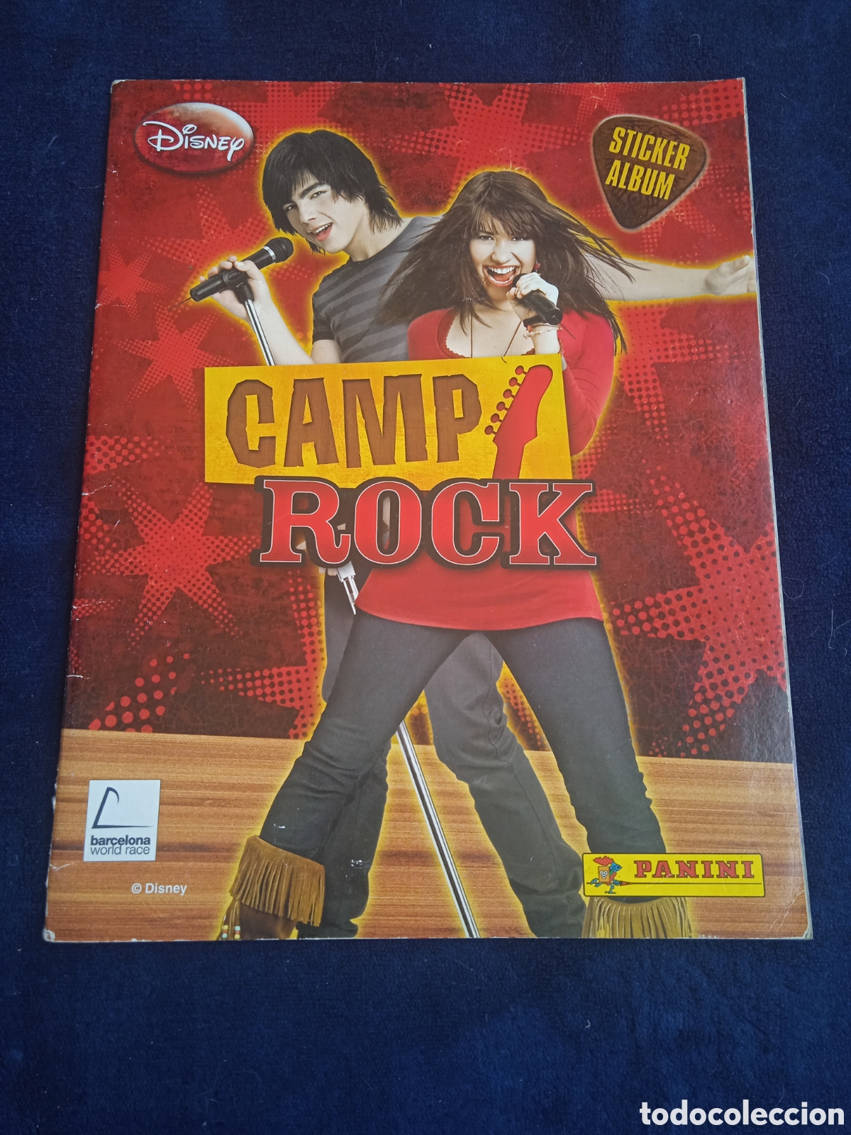 Coleccionismo &Aacute;lbumes: ALBUM DE CROMOS, -CAMP ROCK - PANINI -VACIO - CONTIENE POSTER GIGANTE CENTRAL