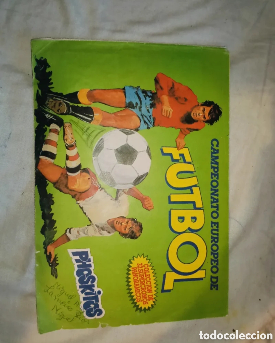 Coleccionismo &Aacute;lbumes: &Aacute;lbum incompleto f&uacute;tbol campeonato europeo 1984 Phoskitos