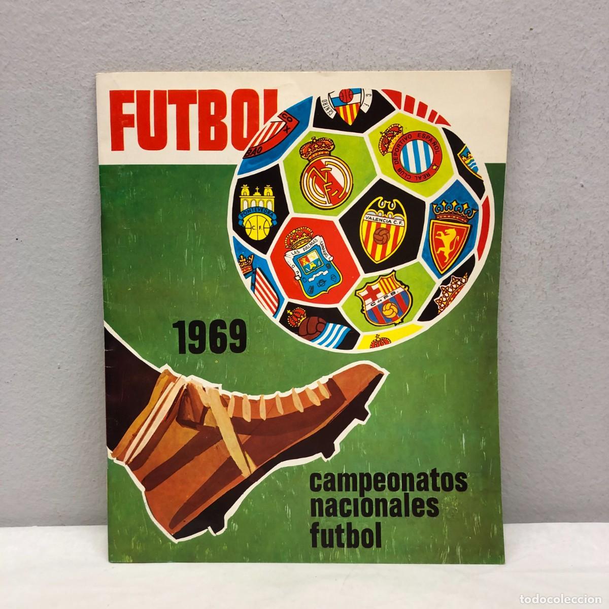 Coleccionismo &Aacute;lbumes: FUTBOL - 1969 - CAMPEONATOS NACIONALES FUTBOL - ALBUM DE CROMOS INCOMPLETO - VER FOTOS / 5708