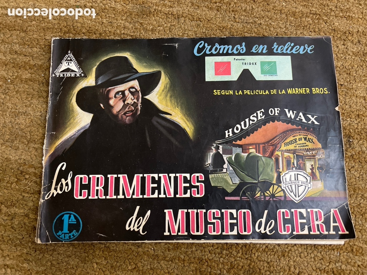 Coleccionismo &Aacute;lbumes: &Aacute;lbum incompleto Los crimenes de museo de cera + Regalo