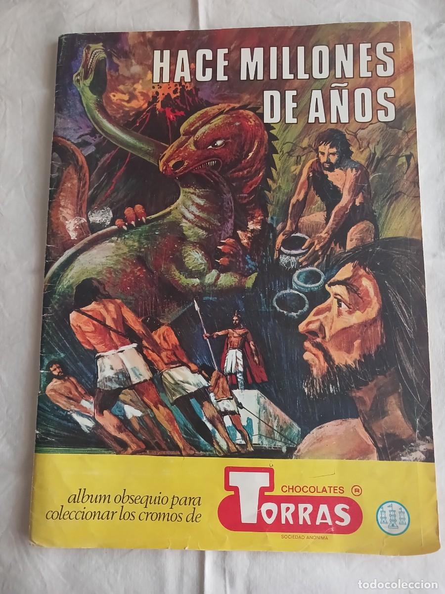 Coleccionismo &Aacute;lbumes: ALBUM DE CROMOS, HACE MILLONES DE A&Ntilde;OS. CHOCOLATES TORRAS 1971, INCOMPLETO.