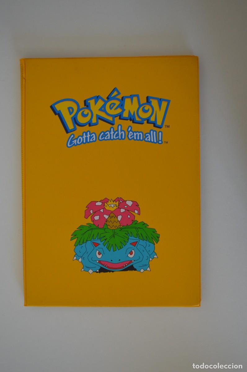 Coleccionismo &Aacute;lbumes: POK&Eacute;MON CARPETA AMARILLA PARA GUARDAR CARTAS MAGIC TAZOS CROMOS TARJETAS PEGATINAS CASI SIN USO