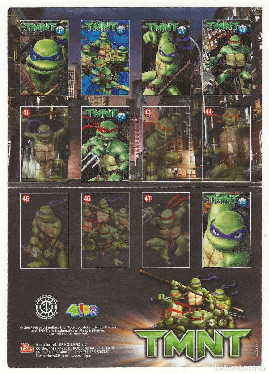 Coleccionismo &aacute;lbumes: BIP&Aacute; CANDY FUN -- TMNT -- TORTUGAS NINJA 2007 - Foto 3