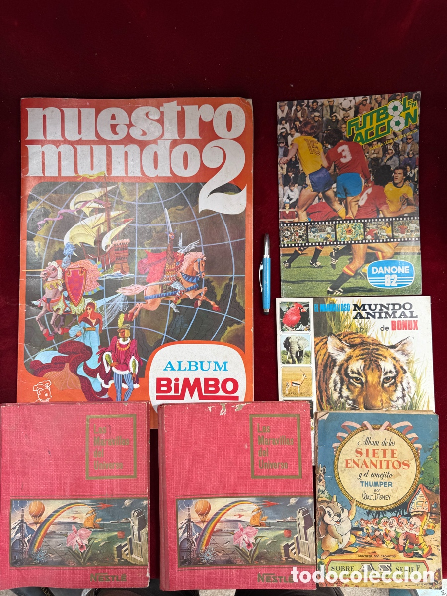 Coleccionismo &Aacute;lbumes: Lote de 5 albumes de cromos antiguos!