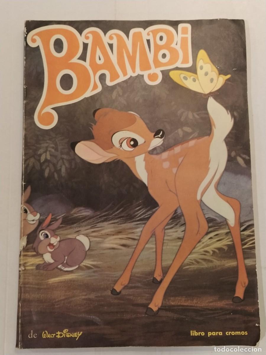 Coleccionismo &Aacute;lbumes: WALT DISNEY - BAMBI - ALBUM DE CROMOS CASI COMPLETO - FHER -VER FOTOS- (V-28.187)