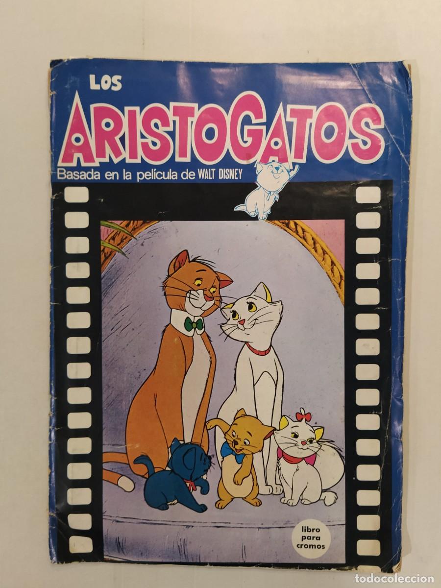 Coleccionismo &Aacute;lbumes: WALT DISNEY - LOS ARISTOGATOS - ALBUM DE CROMOS INCOMPLETO -VER FOTOS-(V-28.189)