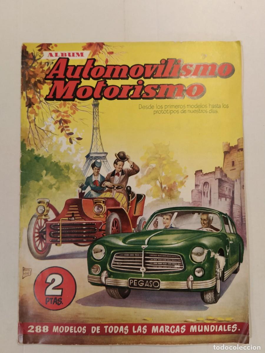 Coleccionismo &Aacute;lbumes: COCHES & MOTOS - AUTOMOVILISMO MOTORISMO - ALBUM DE CROMOS INCOMPLETO -VER FOTOS-(V-28.190)