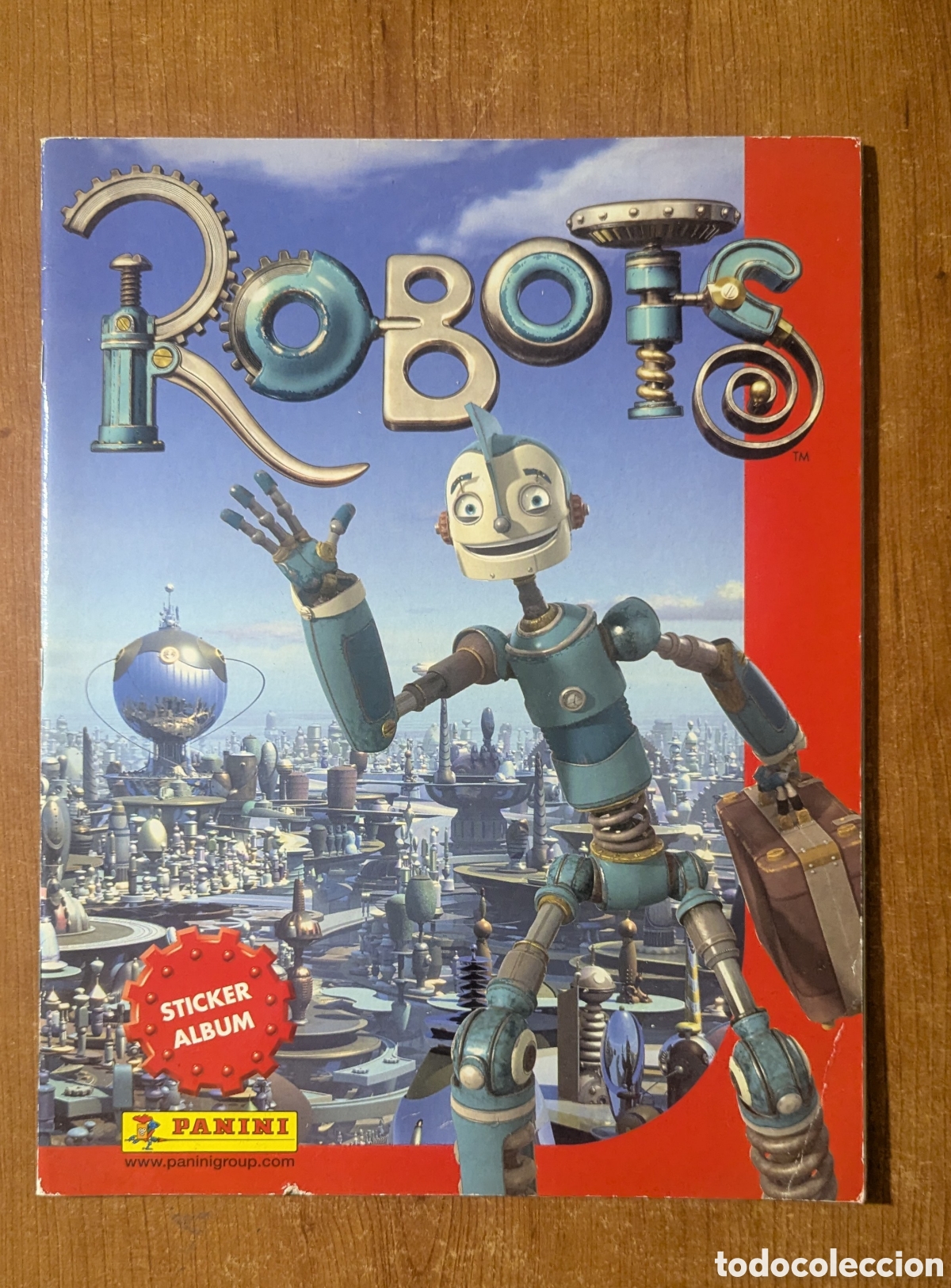 Coleccionismo &Aacute;lbumes: &Aacute;lbum de cromos vac&iacute;o Robots. Sticker Album Panini.