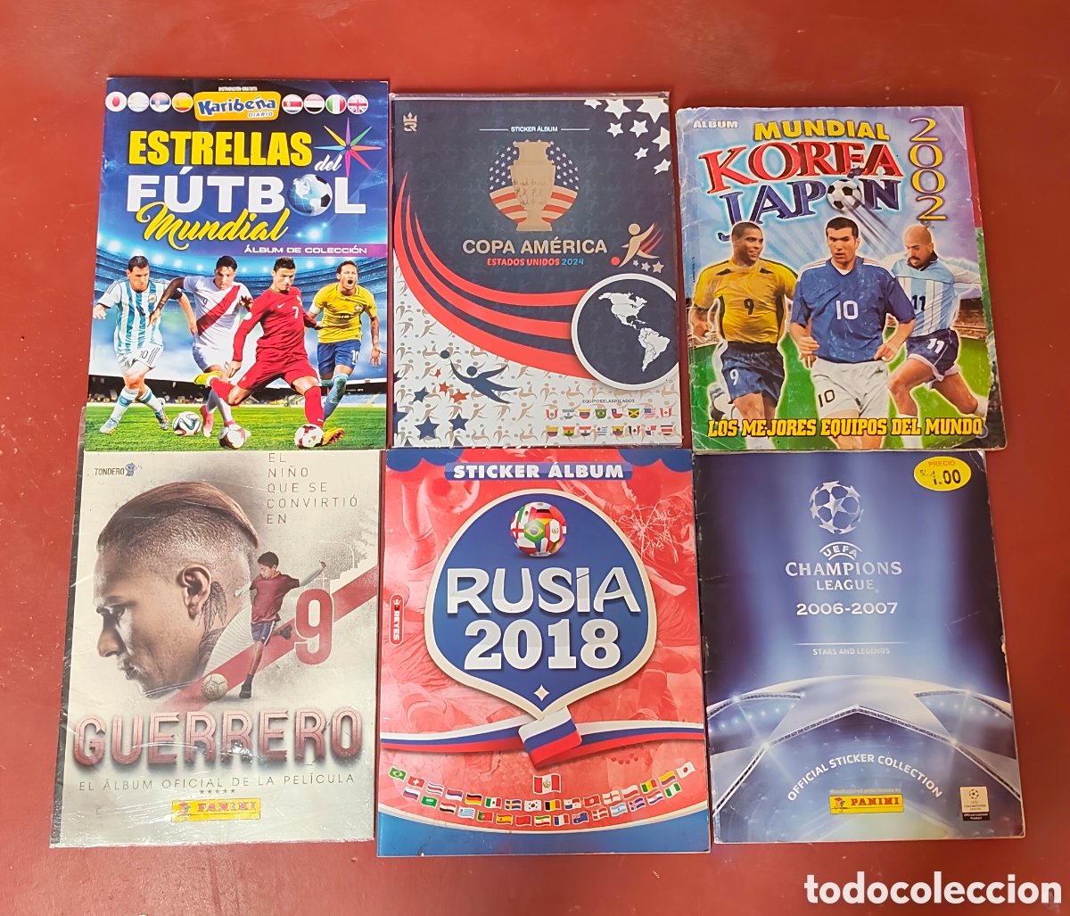 Coleccionismo &Aacute;lbumes: Lote de &aacute;lbumes de f&uacute;tbol 1