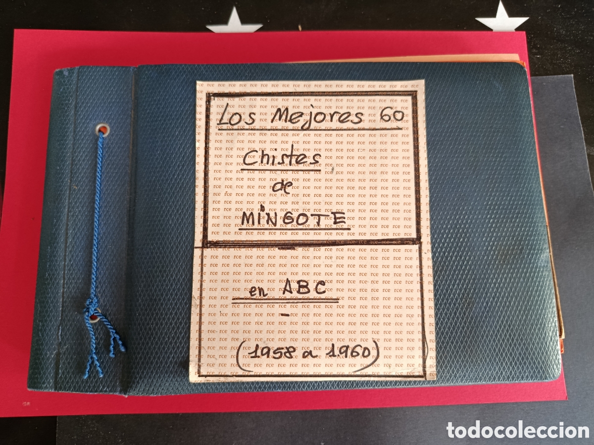 Coleccionismo &Aacute;lbumes: ALBUM CON 59 RECORTES DEL ABC CON VI&Ntilde;ETAS DE MINGOTE. DE 1959 A 1960. 16 x 25 CM.