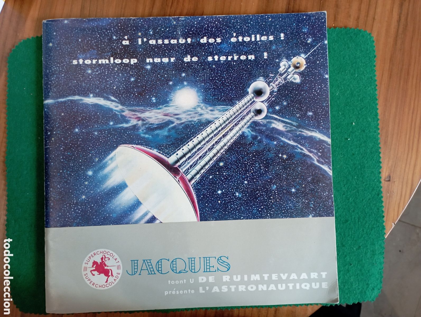 Coleccionismo &Aacute;lbumes: ALBUM DE CROMOS EDITADO EN BELGICA , COMPLETO, JACQUES EL ARTE DE LA ASTRONOMIA