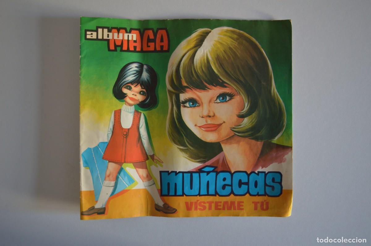 Coleccionismo &Aacute;lbumes: COLECCI&Oacute;N NO COMPLETA &Aacute;LBUM CROMOS ANTIGUO 1973 &Aacute;LBUM EDITORIAL MAGA MU&Ntilde;ECAS V&Iacute;STEME T&Uacute;