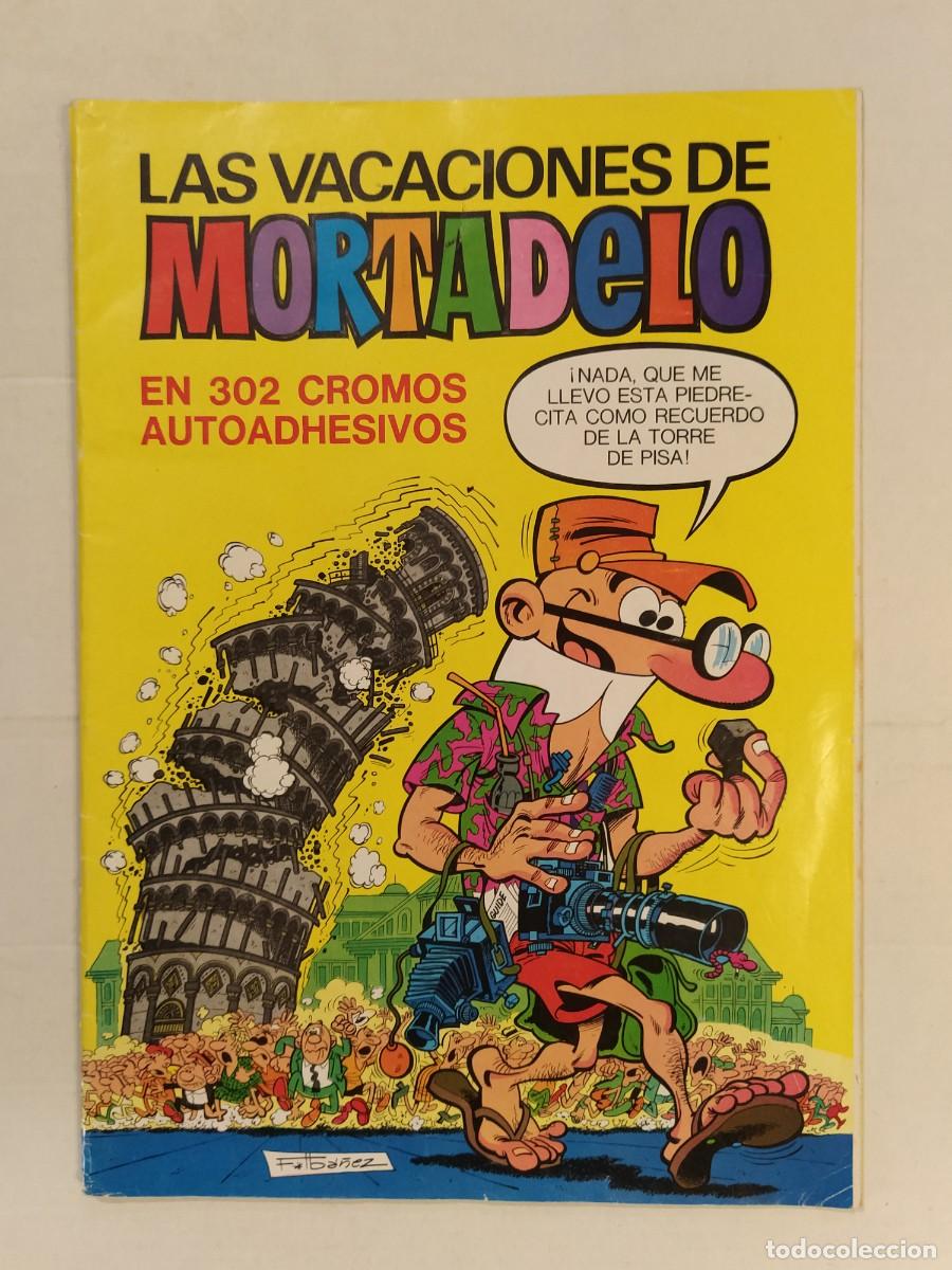 Coleccionismo &Aacute;lbumes: MORTADELO Y FILEMON - LAS VACACIONES DE MORTADELO - ALBUM DE CROMOS INCOMPLETO - EDITORIAL BRUGUERA