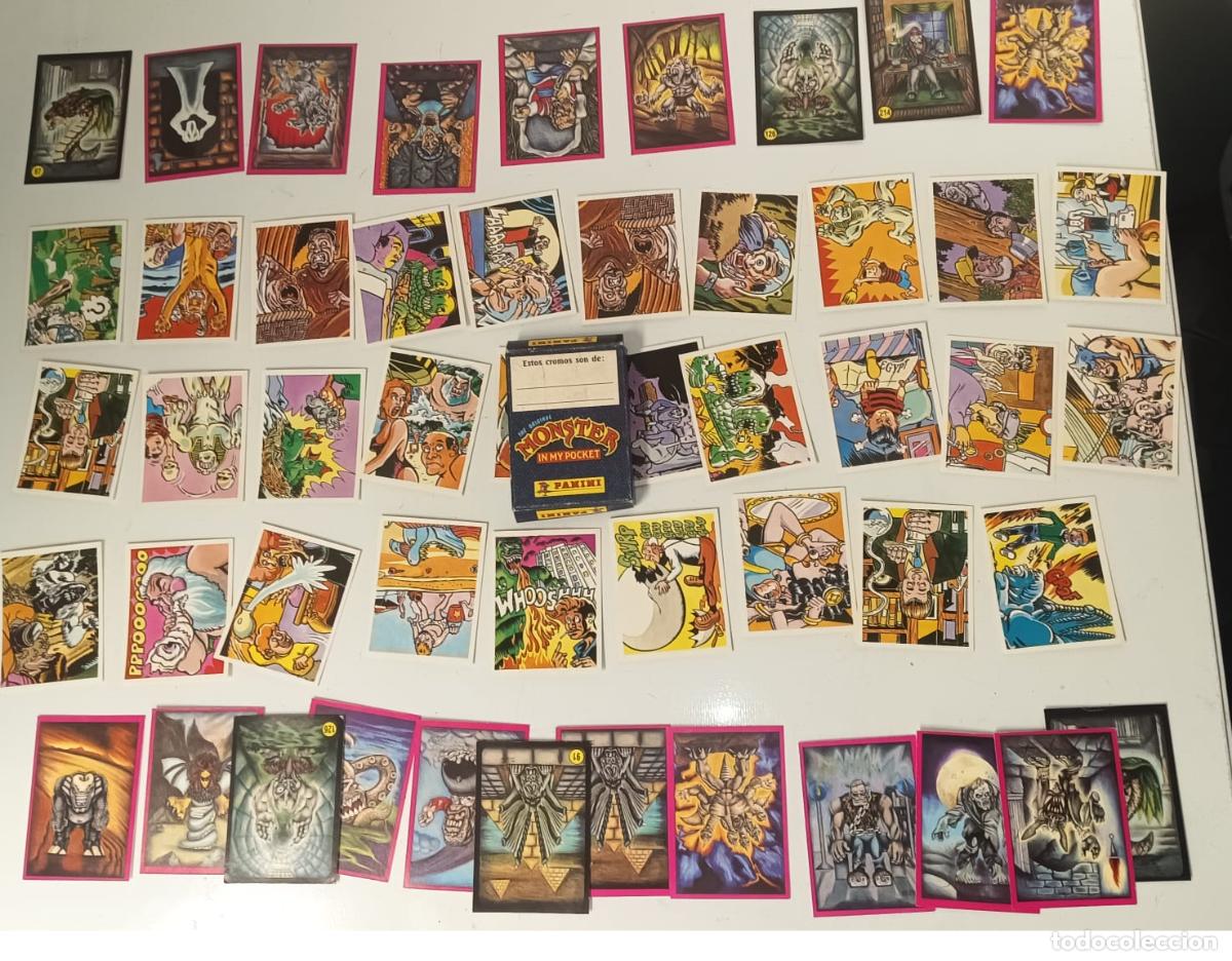 Coleccionismo &Aacute;lbumes: 50 Cromos Monster in My Pocket Panini 1991