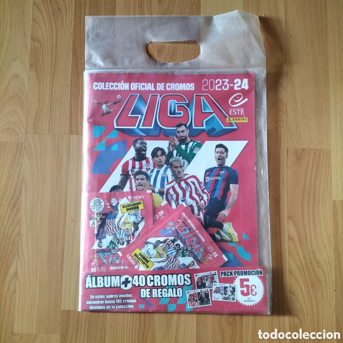 Coleccionismo &Aacute;lbumes: Cxx - &Aacute;lbum Liga Este 2023-2024 pack promo precintado
