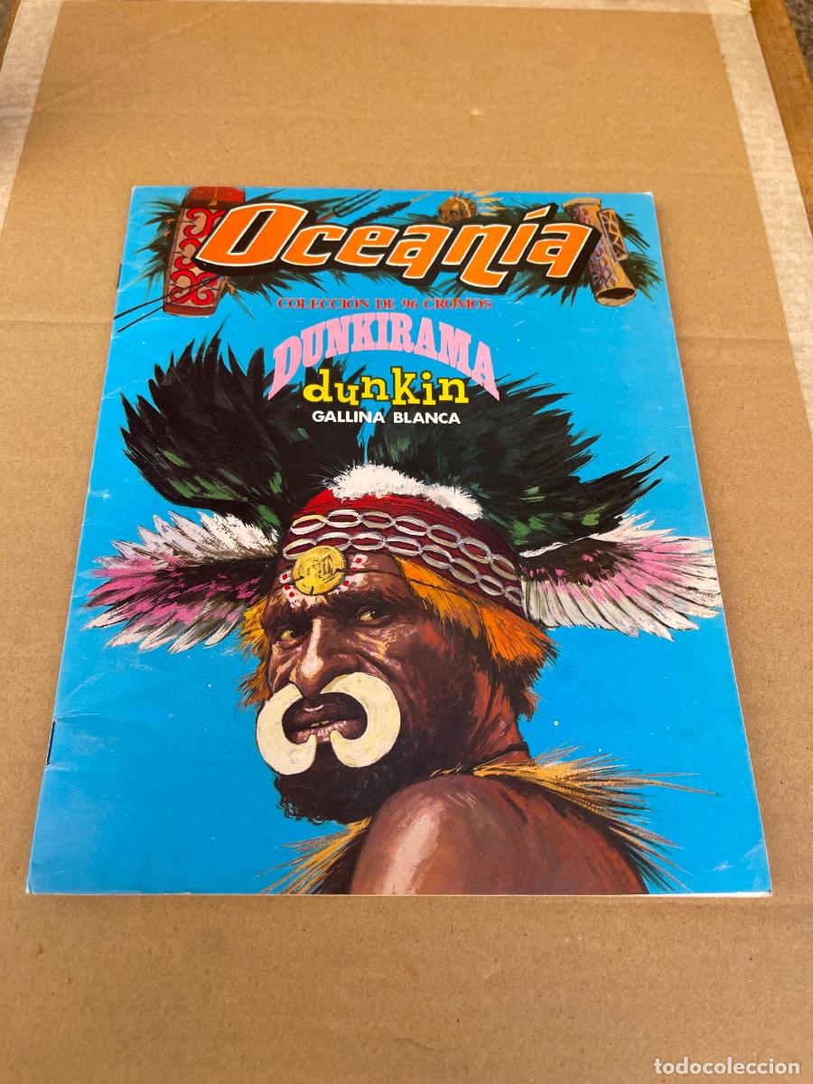 Colecionismo Cadernetas: ALBUM DE CROMOS DUNKIRAMA : OCEANIA INCOMLETO , DUNKIN GALLINA BLANCA
