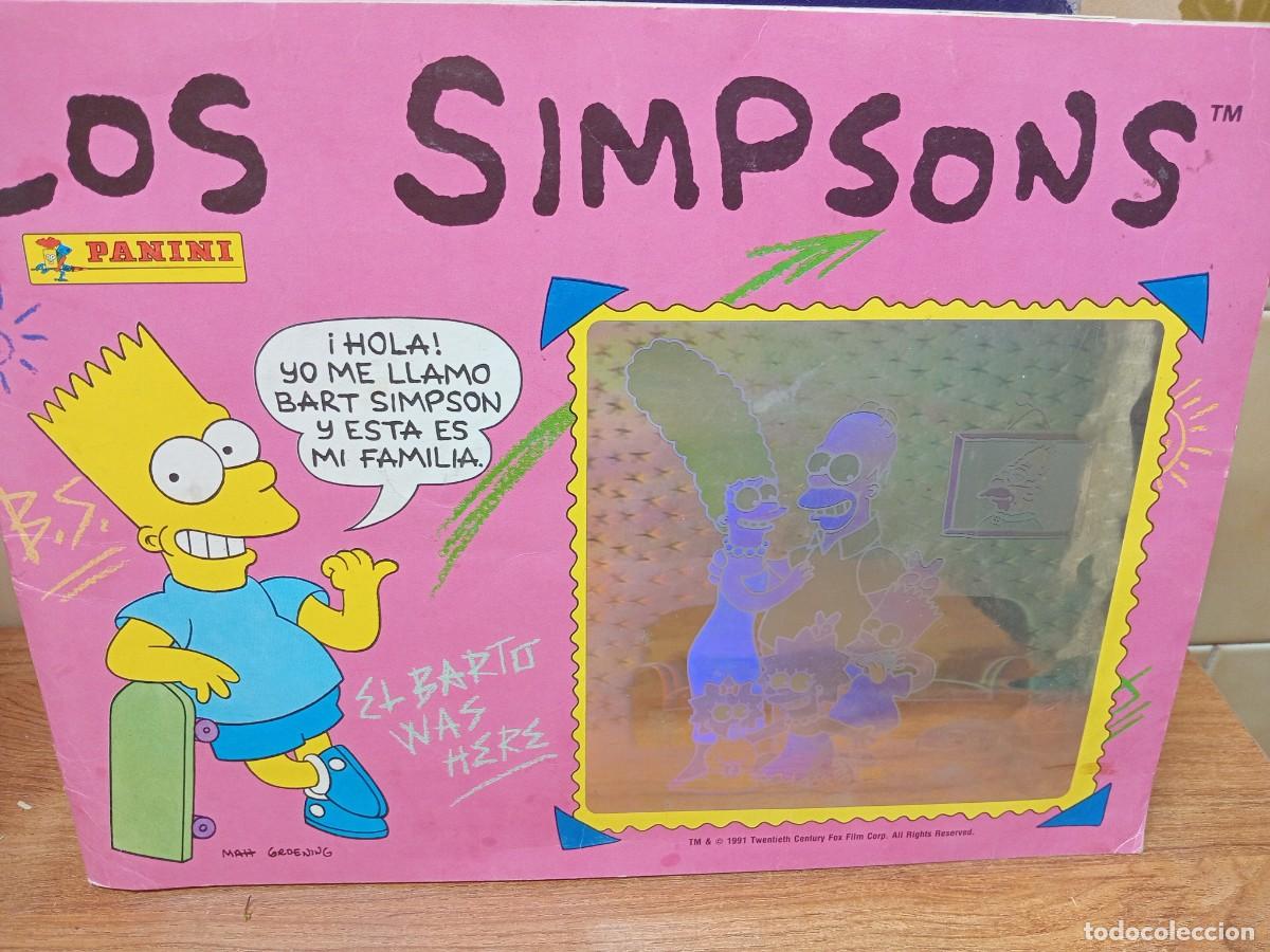 Coleccionismo &Aacute;lbumes: LOS SIMPSONS - ALBUM INCOMPLETO - SOLO 94 CROMOS - PANINI