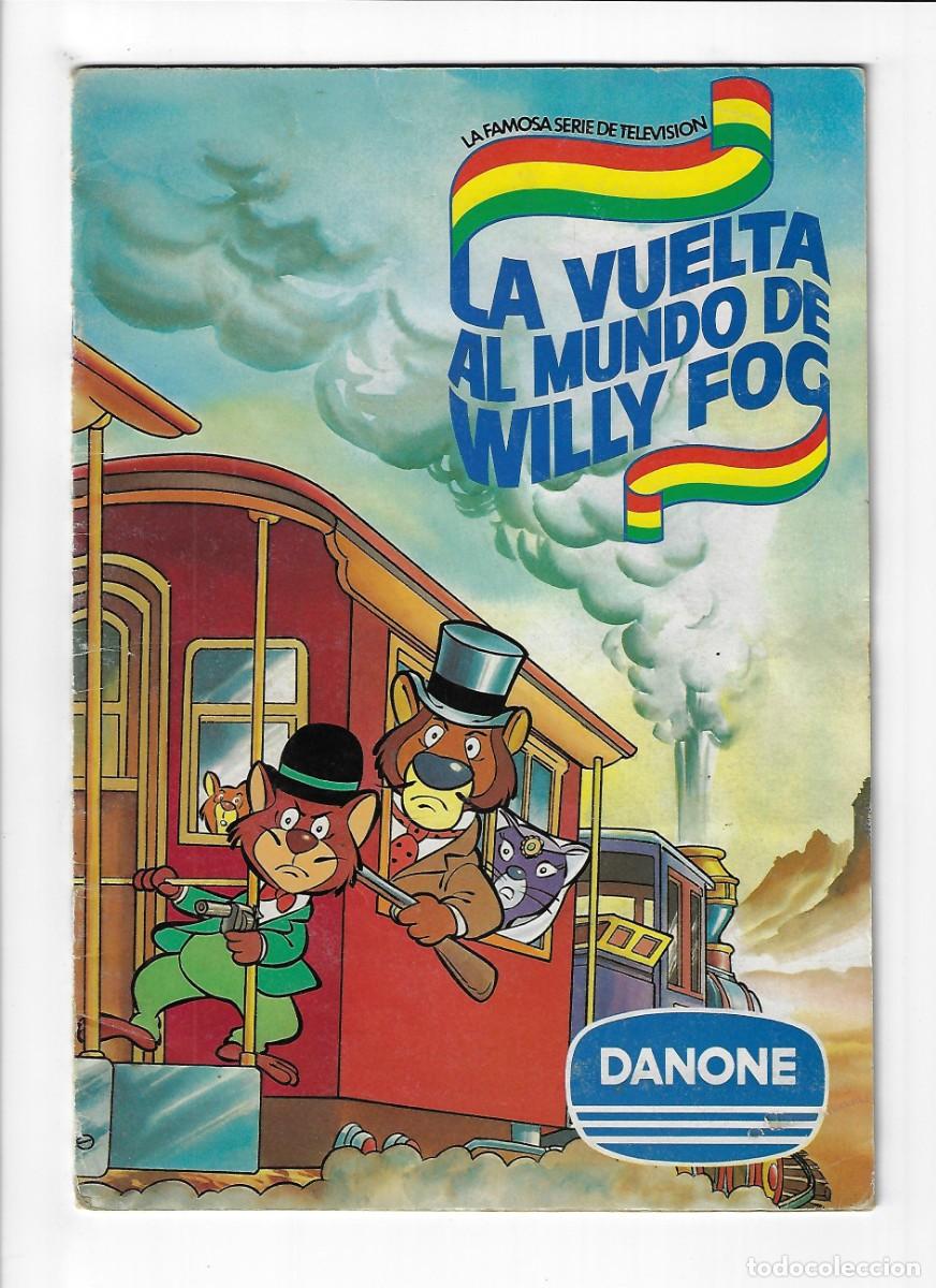 Collectable Incomplete Albums: &Aacute;lbum de cromos. Danone. La vuelta al mundo de Willy Fog. Incompleto. Faltan 9 cromos.