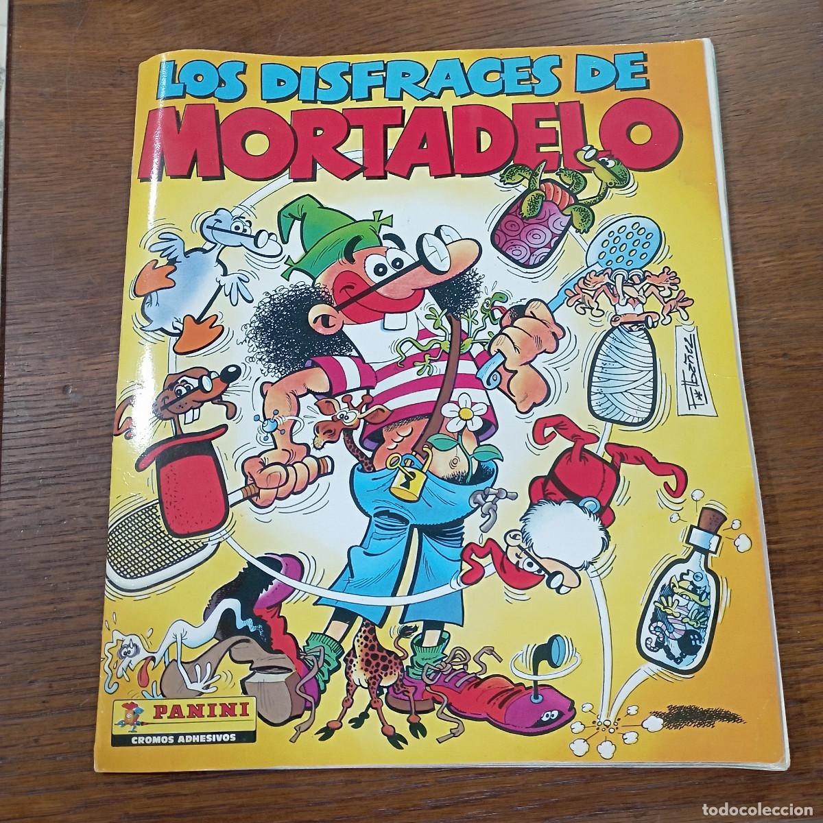 Collectable Incomplete Albums: LOS DISFRACES DE MORTADELO - casi completo - Panini . AB1