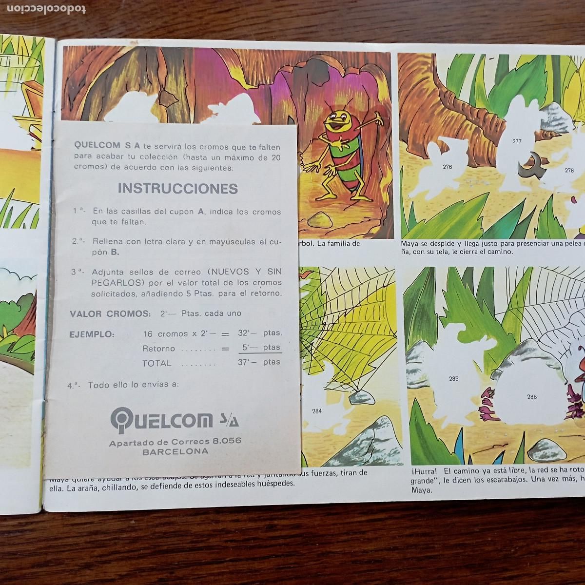 Coleccionismo &aacute;lbumes: ALBUM LA ABEJA MAYA EDICIONES QUELCOM . AB1 - Foto 3
