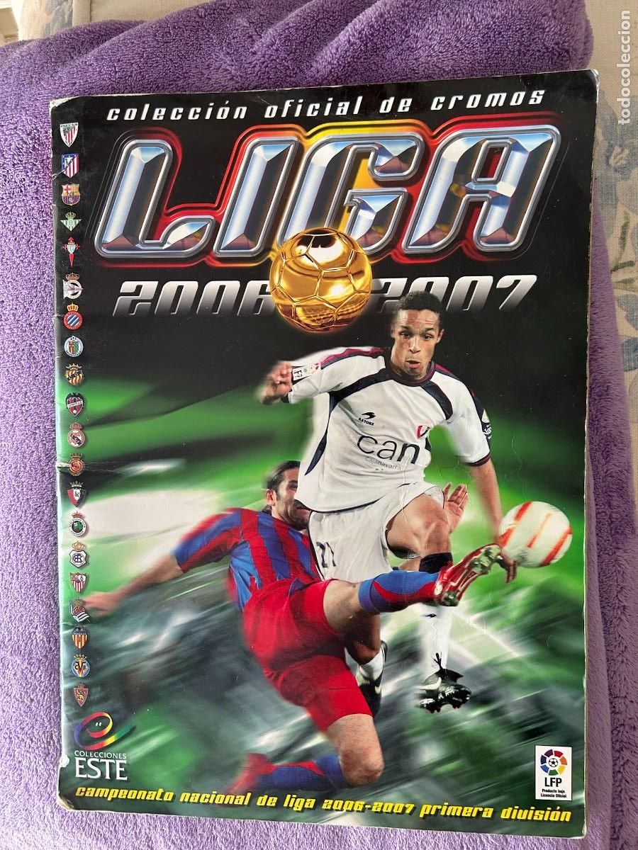 Collectable Incomplete Albums: LIGA 2006 2007 ESTE ALBUM CON MAS DE 35O CROMOS SE PUEDE LLEGAR A VENDER SUELTOS