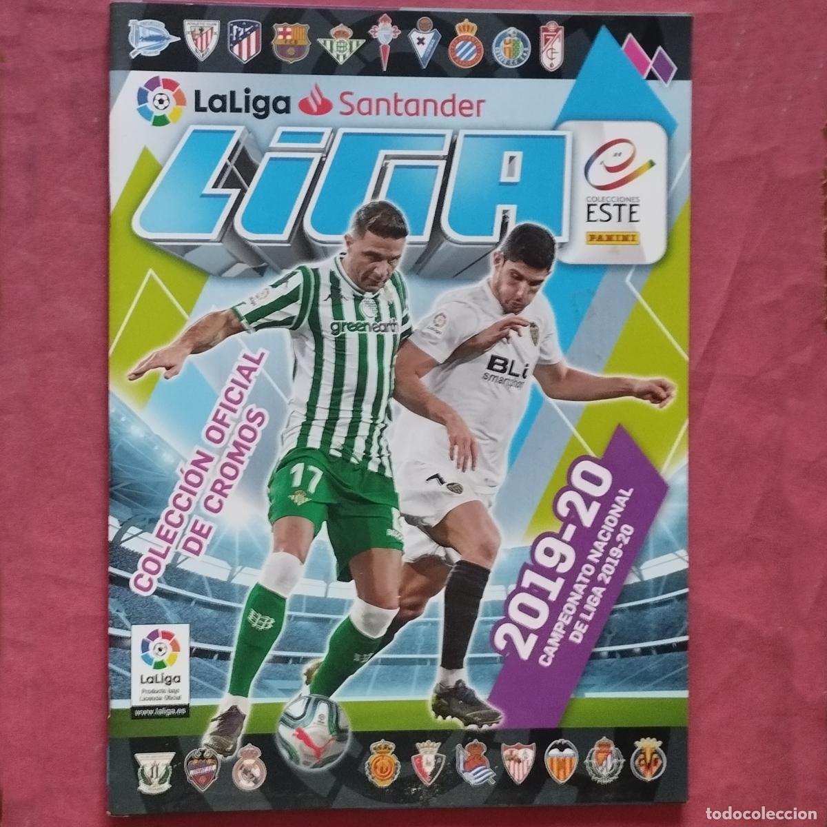 Coleccionismo &Aacute;lbumes: ALBUM VACIO - LIGA DE FUTBOL 2019 - 2020 - ED. ESTE - CON 6 CROMOS SIN PEGAR