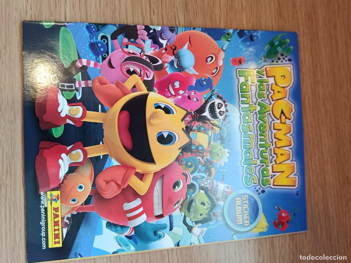 Coleccionismo &Aacute;lbumes: PACMAN Y LAS AVENTURAS FANTASMALES ALBUM Y 50 SOBRES CROMOS NUEVOS