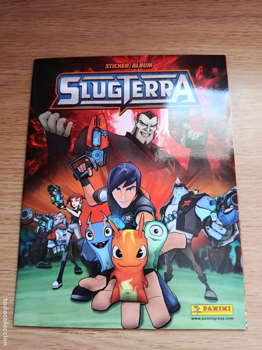 Coleccionismo &Aacute;lbumes: ALBUM SLUG TERRA, CON 192 CROMOS PEGADOS DE 197 QUE SON COMPLETA Q
