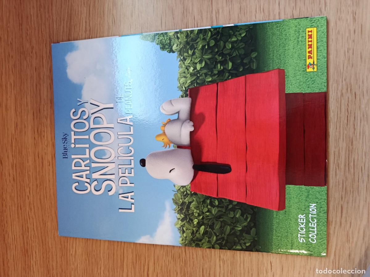 Coleccionismo &Aacute;lbumes: CARLITOS Y SNOOPY LA PEL&Iacute;CULA &Aacute;LBUM NUEVO Y 125 CROMOS PARA PEGAR