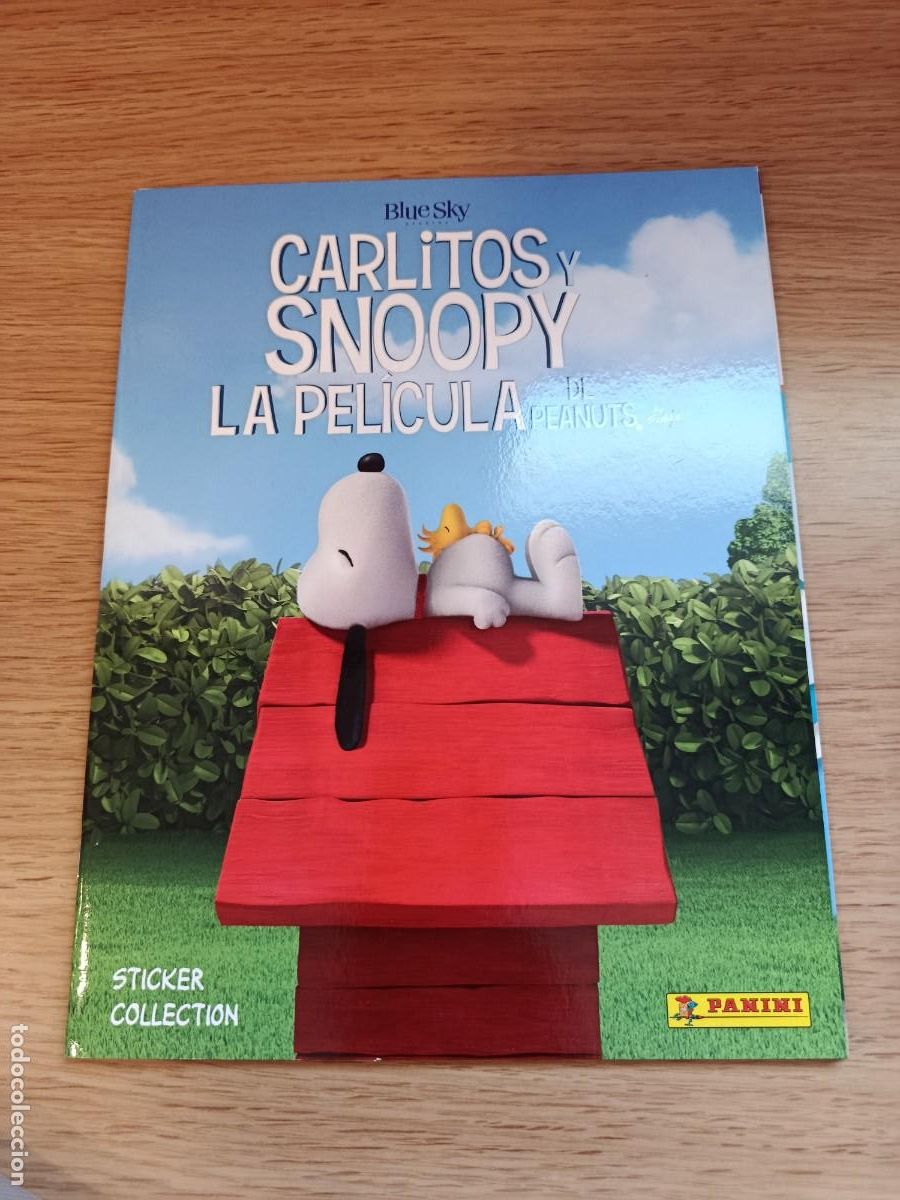 Coleccionismo &Aacute;lbumes: CARLITOS Y SNOOPY LA PEL&Iacute;CULA &Aacute;LBUM NUEVO Y 125 CROMOS PARA PEGAR
