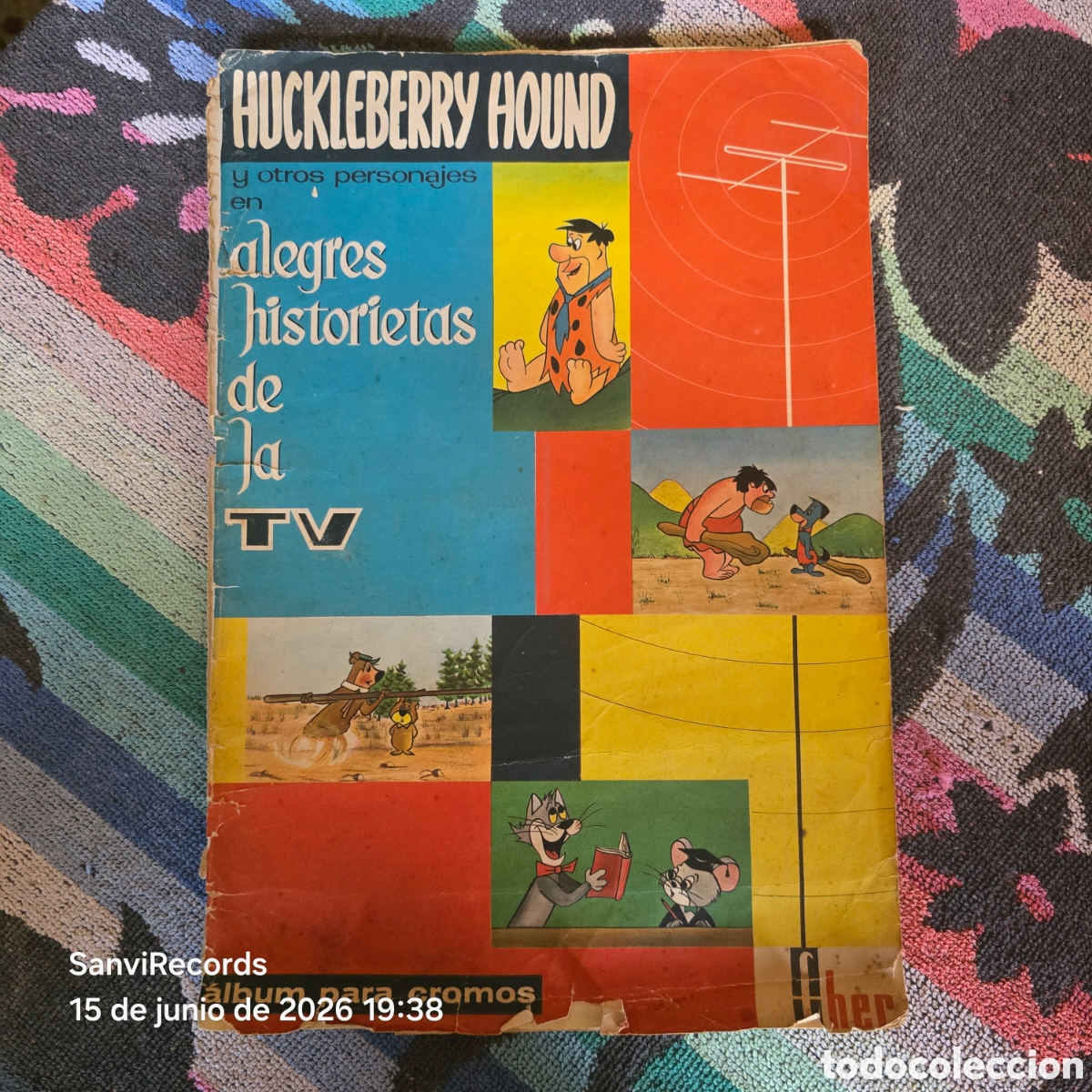 Collectionnisme Albums: &Aacute;LBUM DE CROMOS HUCKLEBERRY HOUND Y OTROS PERSONAJES EN ALEGRES HISTORIETAS DE LA TV (FHER) [INCO..]