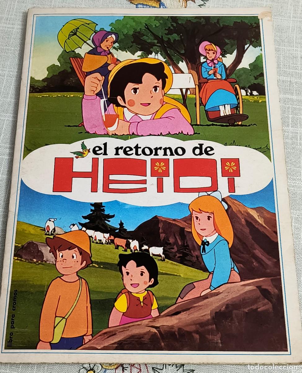 Coleccionismo &Aacute;lbumes: &Aacute;LBUM | EL RETORNO DE HEIDI - FHER 1975 / FALTAN 45 CROMOS
