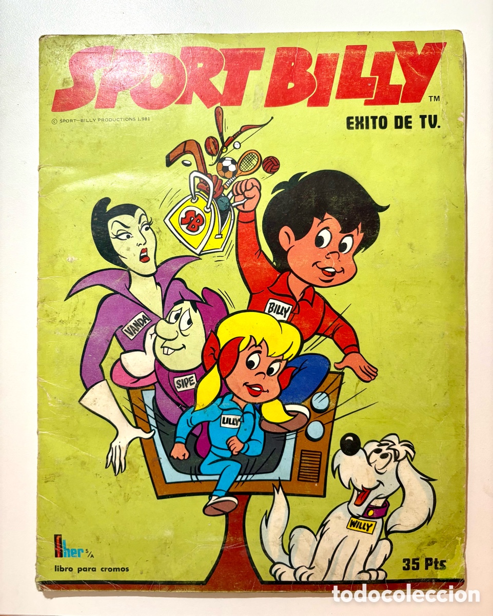 Coleccionismo &Aacute;lbumes: &Aacute;lbum de Cromos Sport Billy (Incompleto: 96/178) - Editorial Fher 1918 / 1981 - Buen Estado