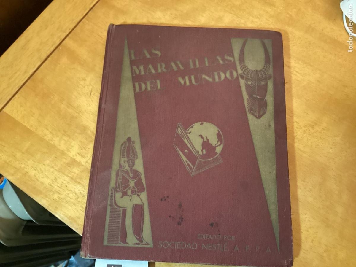Coleccionismo &Aacute;lbumes: ALBUM DE CROMOS DE NESTL&Eacute; LAS MARAVILLAS DEL MUNDO (COMPLETO a falta de uno )