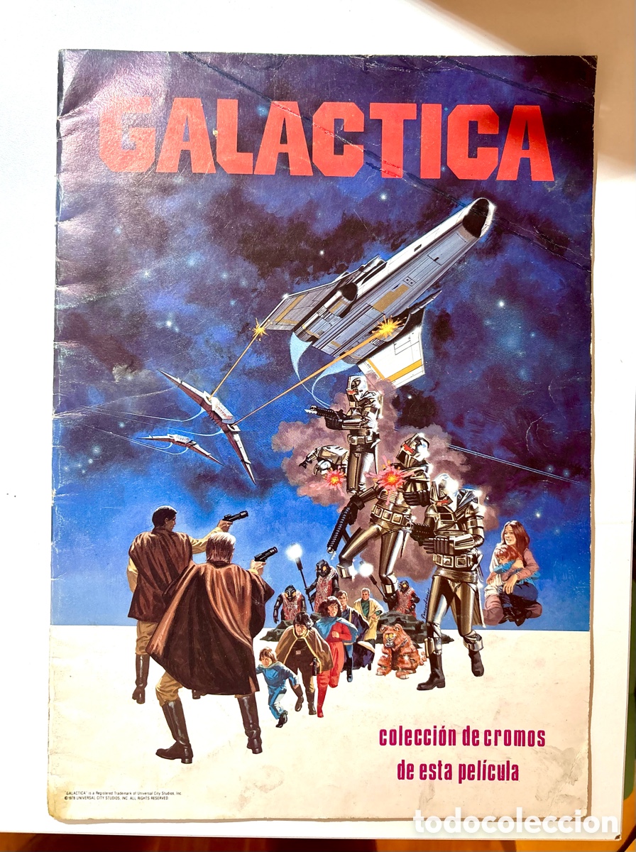 Coleccionismo &Aacute;lbumes: &Aacute;lbum Gal&aacute;ctica (Maga, 1978) - Casi PLANCHA / Excelente Estado (Solo 5 cromos) ver todas fotos