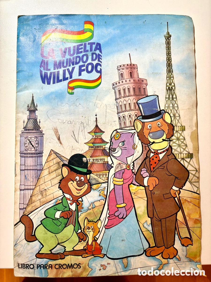 Coleccionismo &Aacute;lbumes: &Aacute;lbum Cromos Willy Fog (Maga, 1983) - 129/200 Cromos