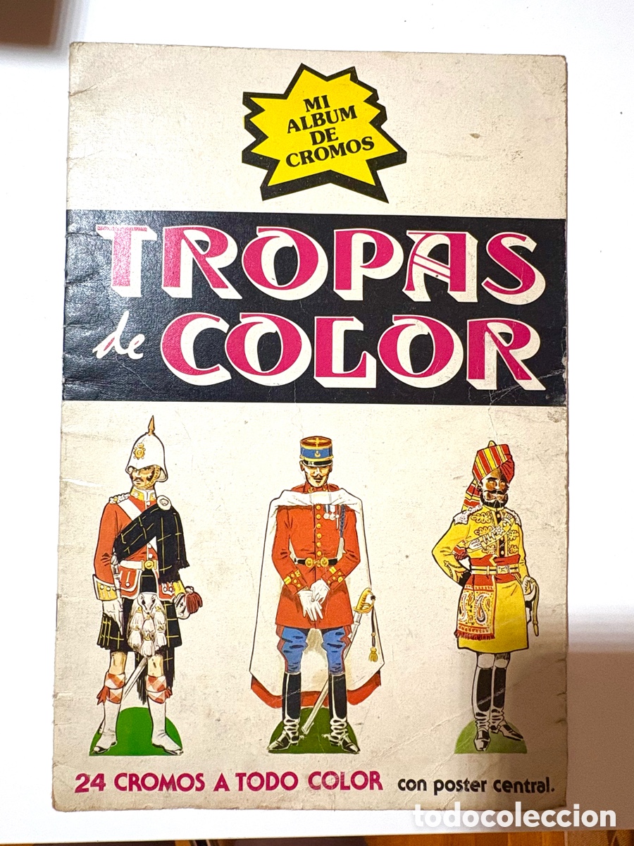 Coleccionismo &Aacute;lbumes: Reliquia &Aacute;lbum Cromos Tropas De Color Vol 1 (1980) Nueva Situaci&oacute;n - Casi Completo (21/24). Poster