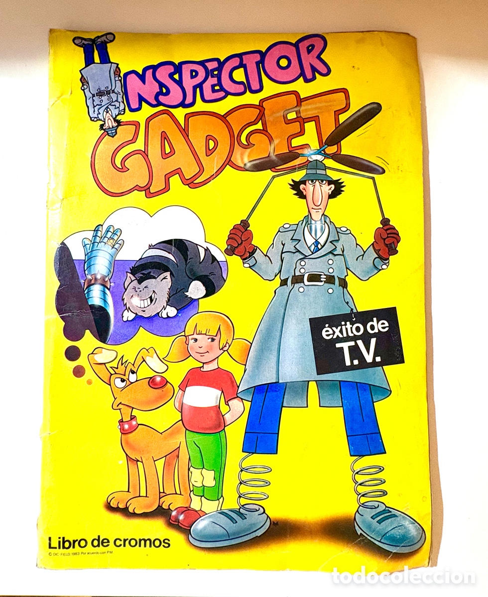 Coleccionismo &Aacute;lbumes: &Aacute;lbum Cromos Inspector Gadget (1983) Ediciones Este - Incompleto (Faltan 47 /200 ) Estado muy bueno