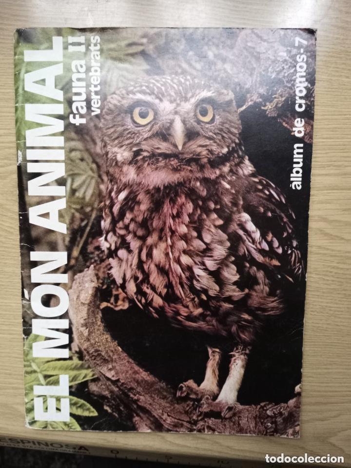 Coleccionismo &Aacute;lbumes: EL MON ANIMAL -FAUNA II - VERTEBRATS - ALBUM INCOMPLETO - VER FOTOS