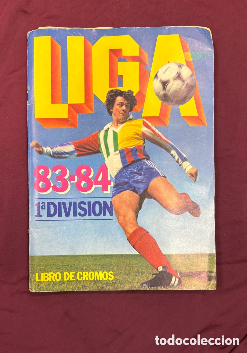 Coleccionismo &Aacute;lbumes: &Aacute;lbum Liga 83-84 Este con numerosos cromos pegados. Maradona FC Barcelona