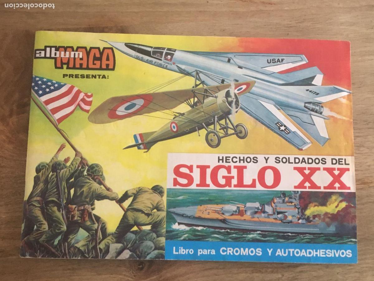 Coleccionismo &Aacute;lbumes: hechos y soldados del siglo XX maga album cromos completo perfecto estado como nuevo