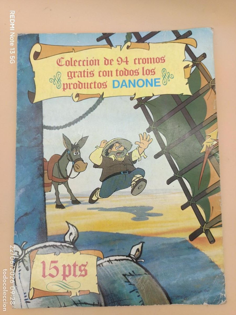 Coleccionismo &Aacute;lbumes: ALBUM DON QUIJOTE DE LA MANCHA- DANONE (SIN CROMOS)