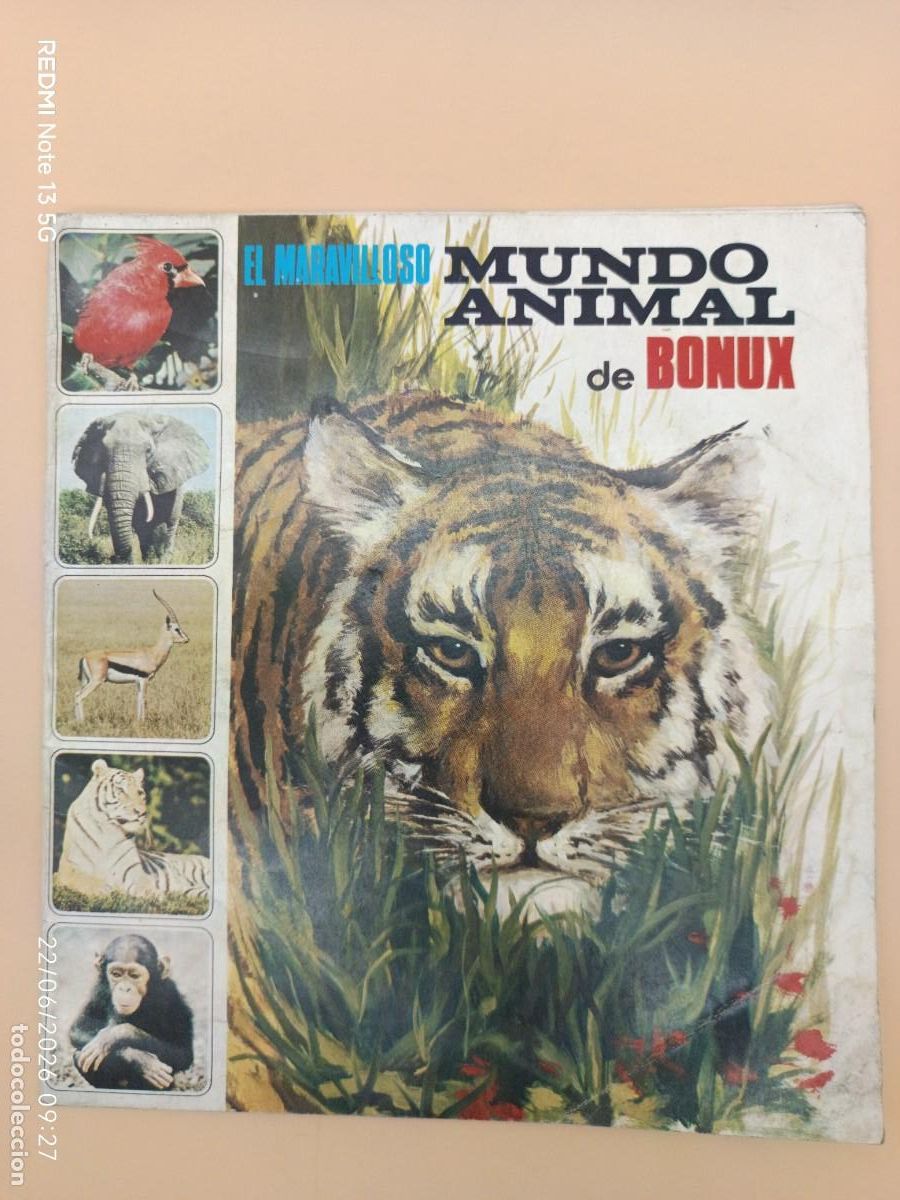 Coleccionismo &Aacute;lbumes: ALBUM EL MARAVILLOSO MUNDO ANIMAL DE BONUX (VACIO)