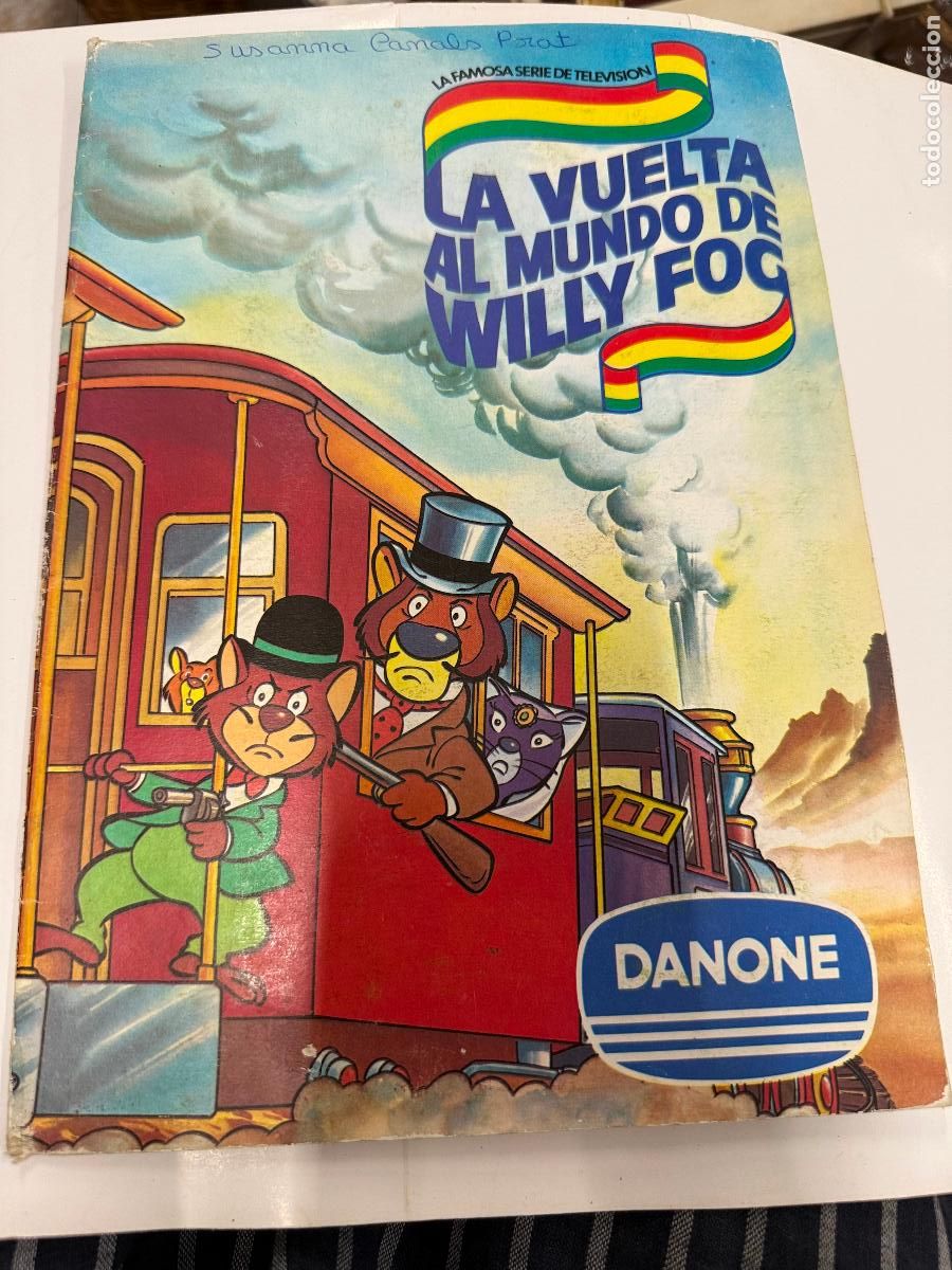 Coleccionismo &Aacute;lbumes: LA VUELTA AL MUNDO DE WILLY FOG. Album de cromos incompleto. Todas las paginas fotografiadas