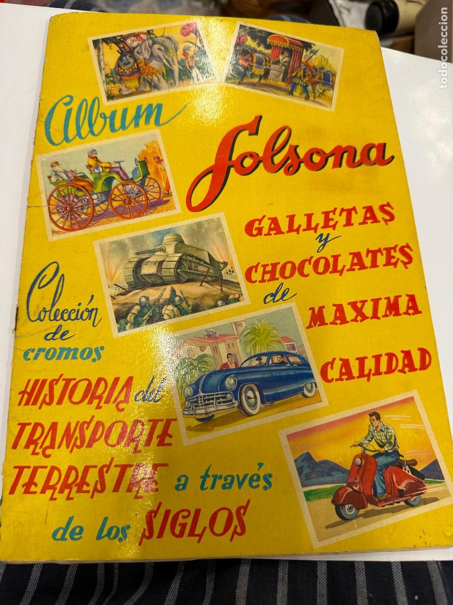 Coleccionismo &Aacute;lbumes: GALLETAS Y CHOCOLATES SOLSONA. Album de cromos incompleto. Todas las paginas fotografiadas