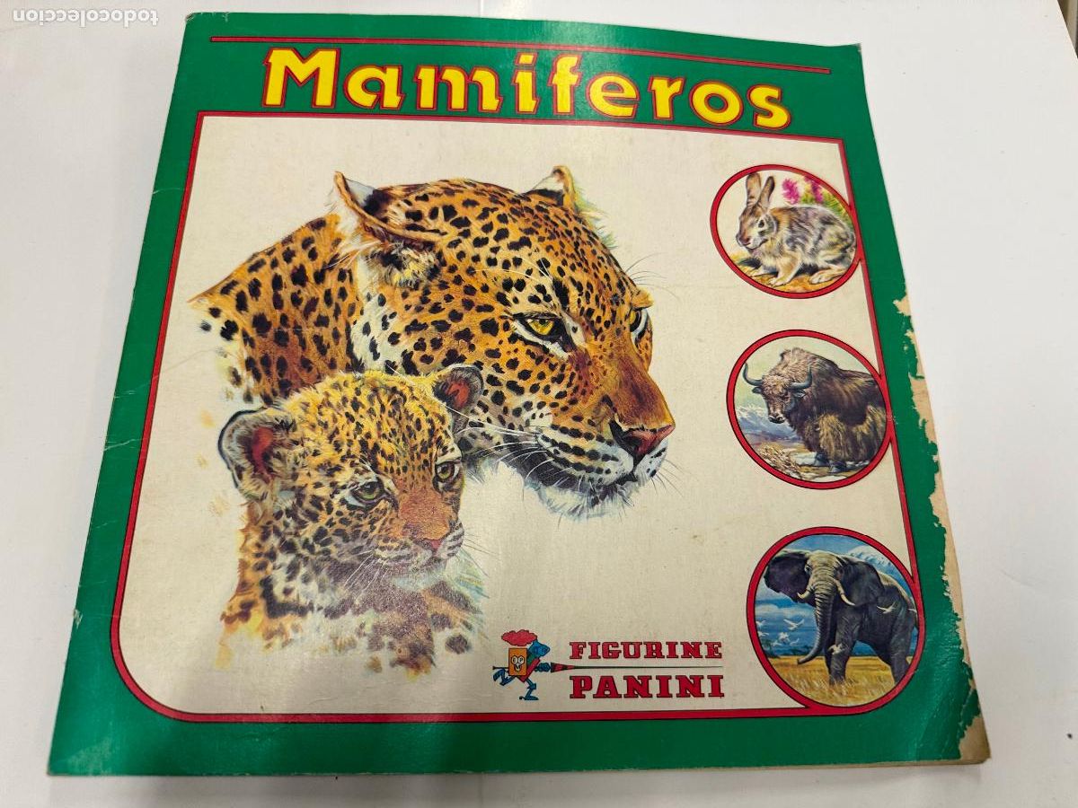 Coleccionismo &Aacute;lbumes: MAMIFEROS De Panini. Album de cromos incompleto. Todas las paginas fotografiadas